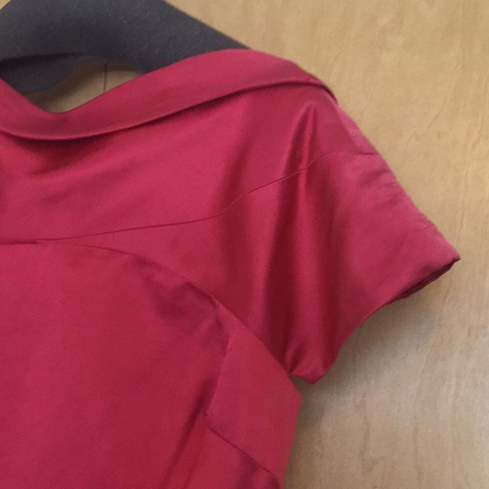 ZAC POSEN COCKTAIL DRESS, FUCHSIA. - Picture 6 of 16